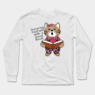 Surprise Yourself with a Good Book Long Sleeve T-Shirt